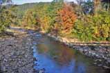 stream and fall colors